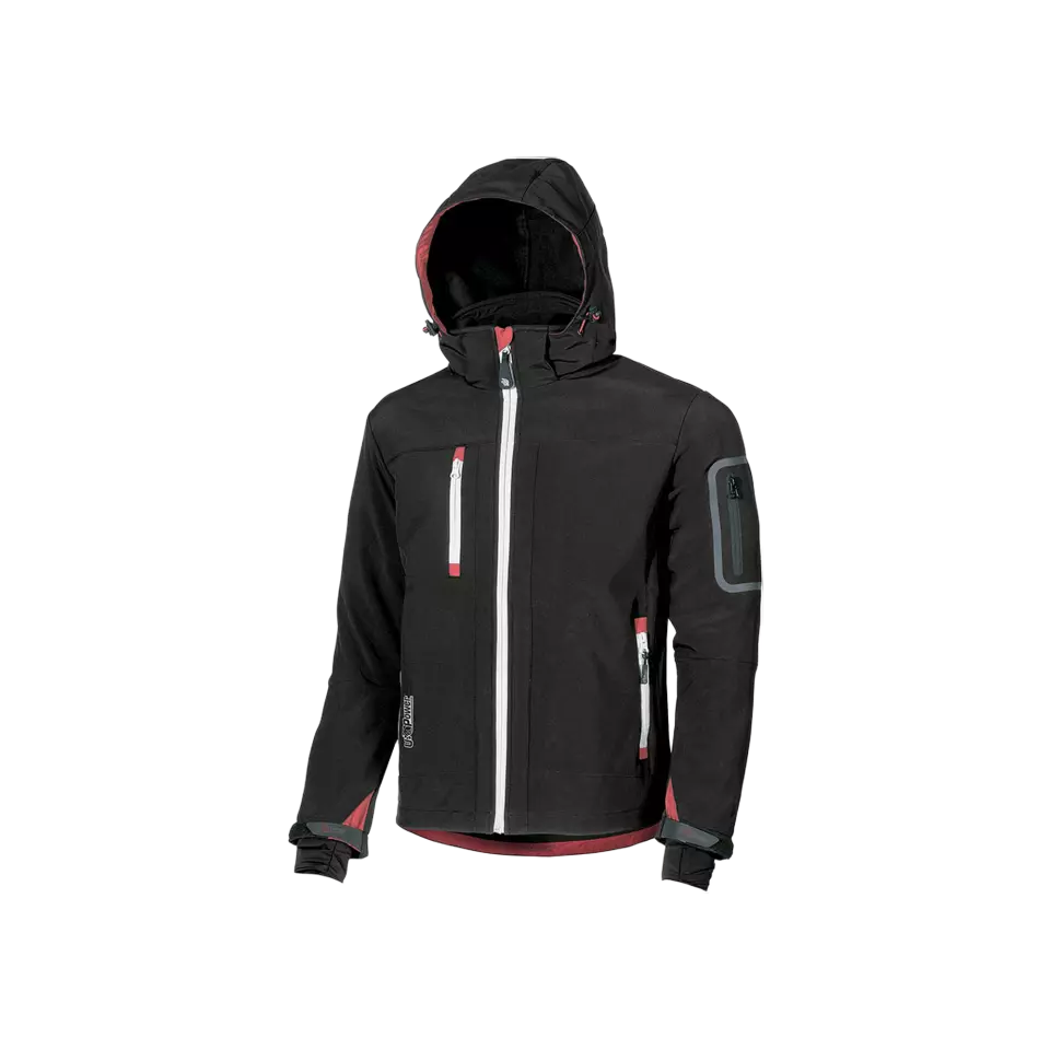 U-Power DW024BC, Metropolis Black Carbon softshell, image 1, gallery thumbnail