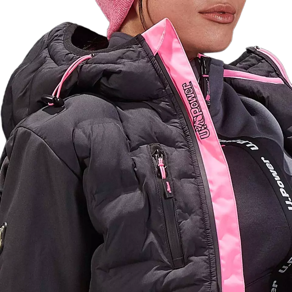U-Power FU213GF, Spock Lady Grey Fucsia Softshell, image 8, gallery thumbnail