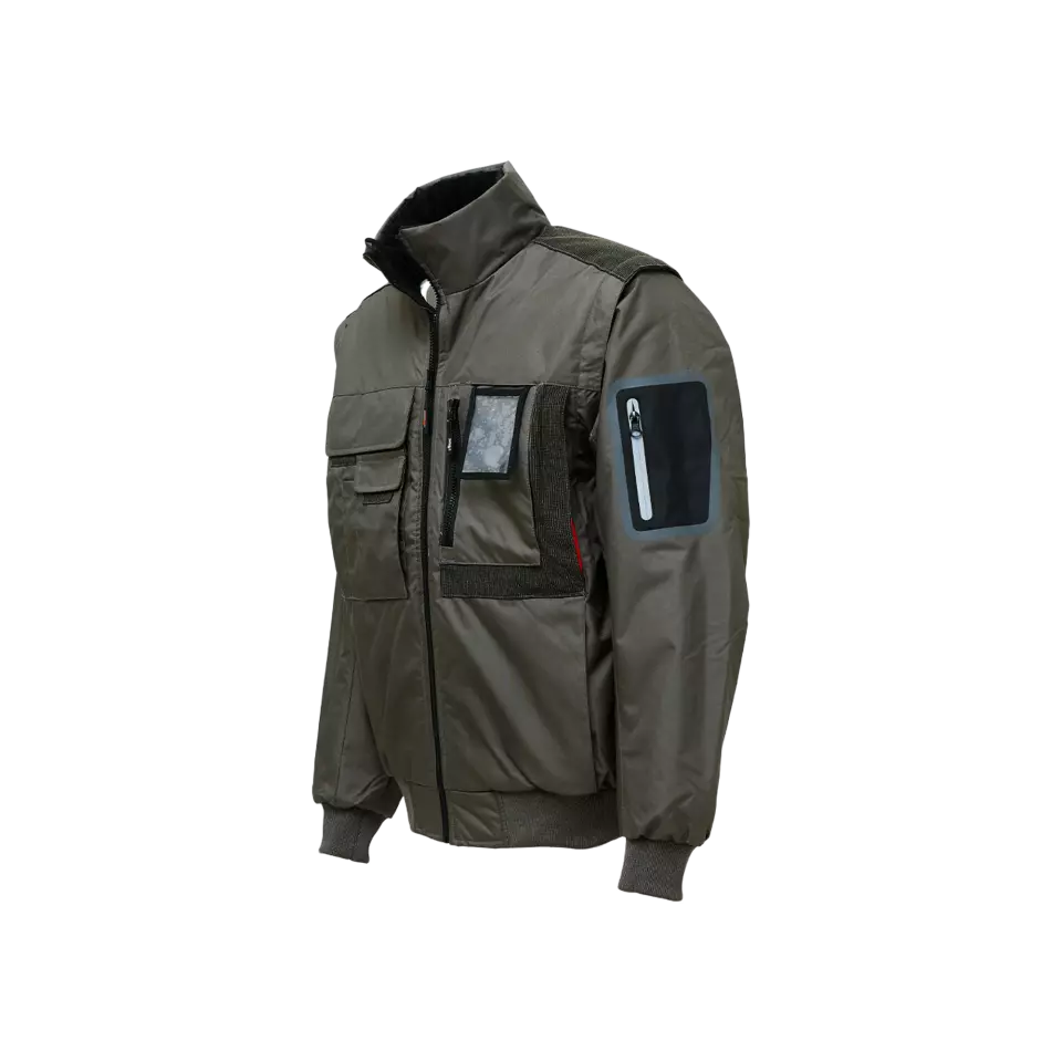 U-Power HY108GG, Mate Grey Graphite Bomber-takki, image 2, gallery thumbnail