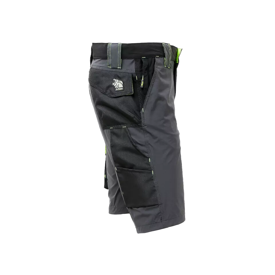 U-Power FU196RL, Mercury Asphalt Grey/Green Shorts, image 3, gallery thumbnail