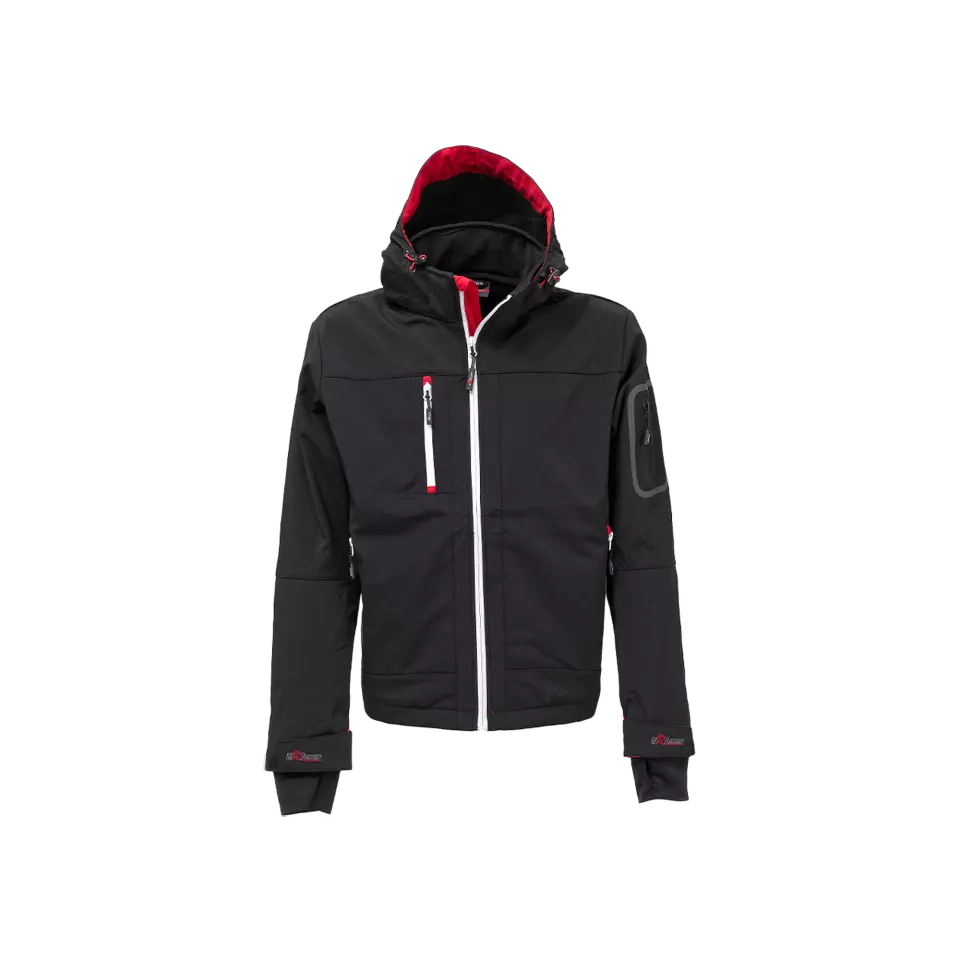 U-Power DW024BC, Metropolis Black Carbon softshell, image 2, gallery thumbnail