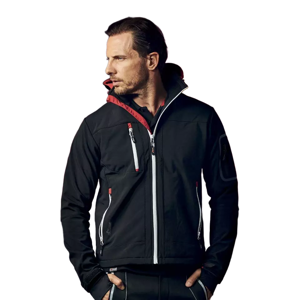 U-Power DW024BC, Metropolis Black Carbon softshell, image 7, gallery thumbnail