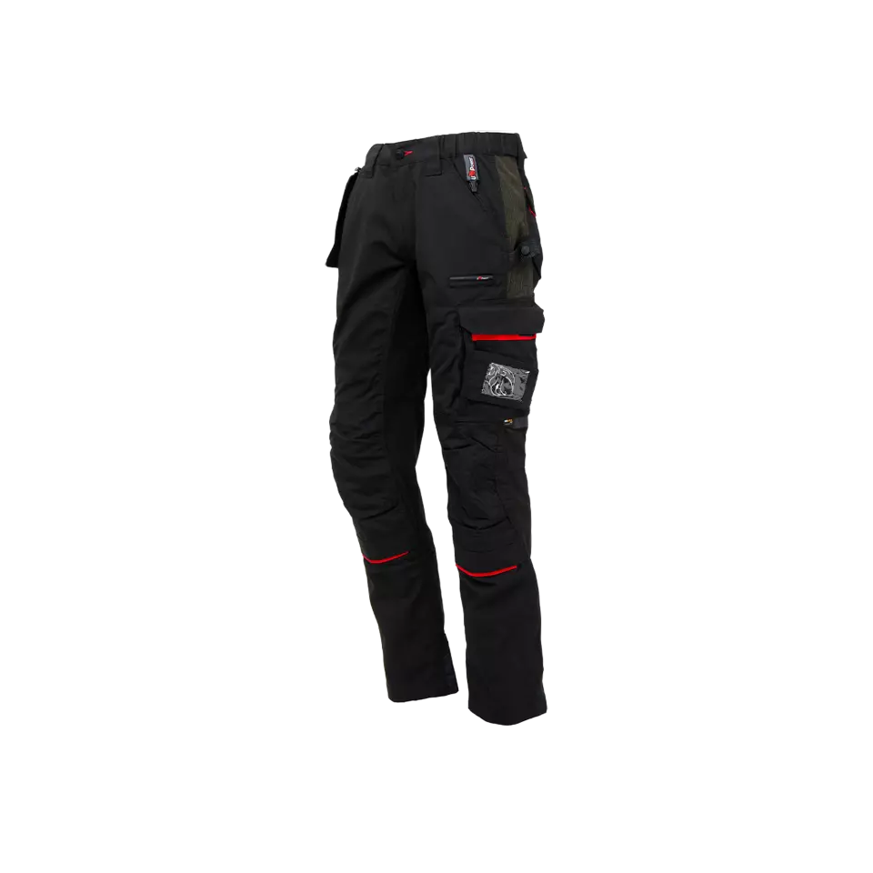 U-Power SY001BC, Race Black Carbon Trousers, image 2, gallery thumbnail