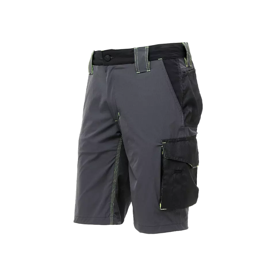 U-Power FU196RL, Mercury Asphalt Grey/Green Shorts, image 6, gallery thumbnail