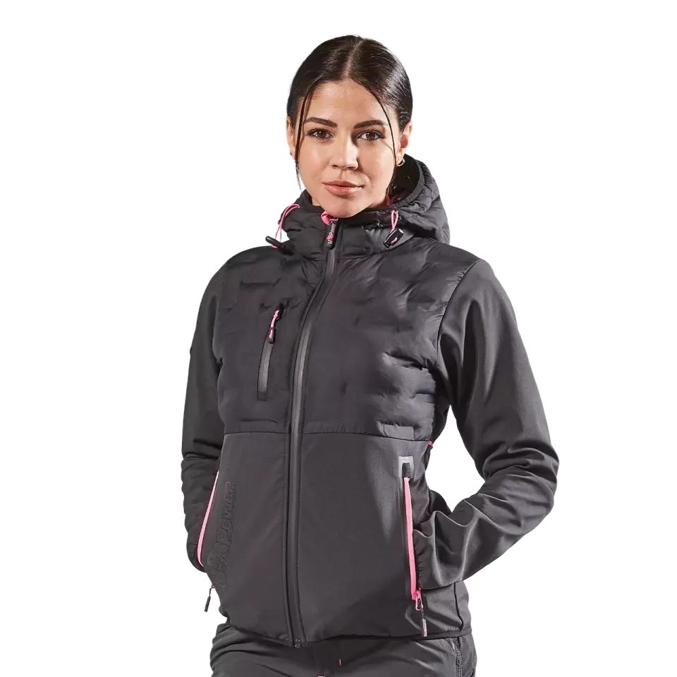 U-Power FU213GF, Spock Lady Grey Fucsia Softshell, image 3, gallery thumbnail