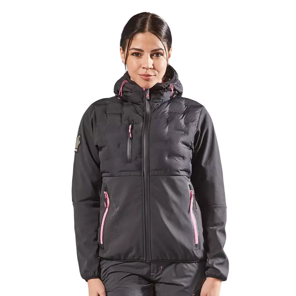 U-Power FU213GF, Spock Lady Grey Fucsia Softshell, image 2, gallery thumbnail