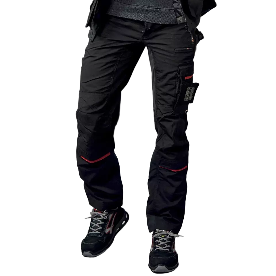 U-Power SY001BC, Race Black Carbon Trousers, image 4, gallery thumbnail
