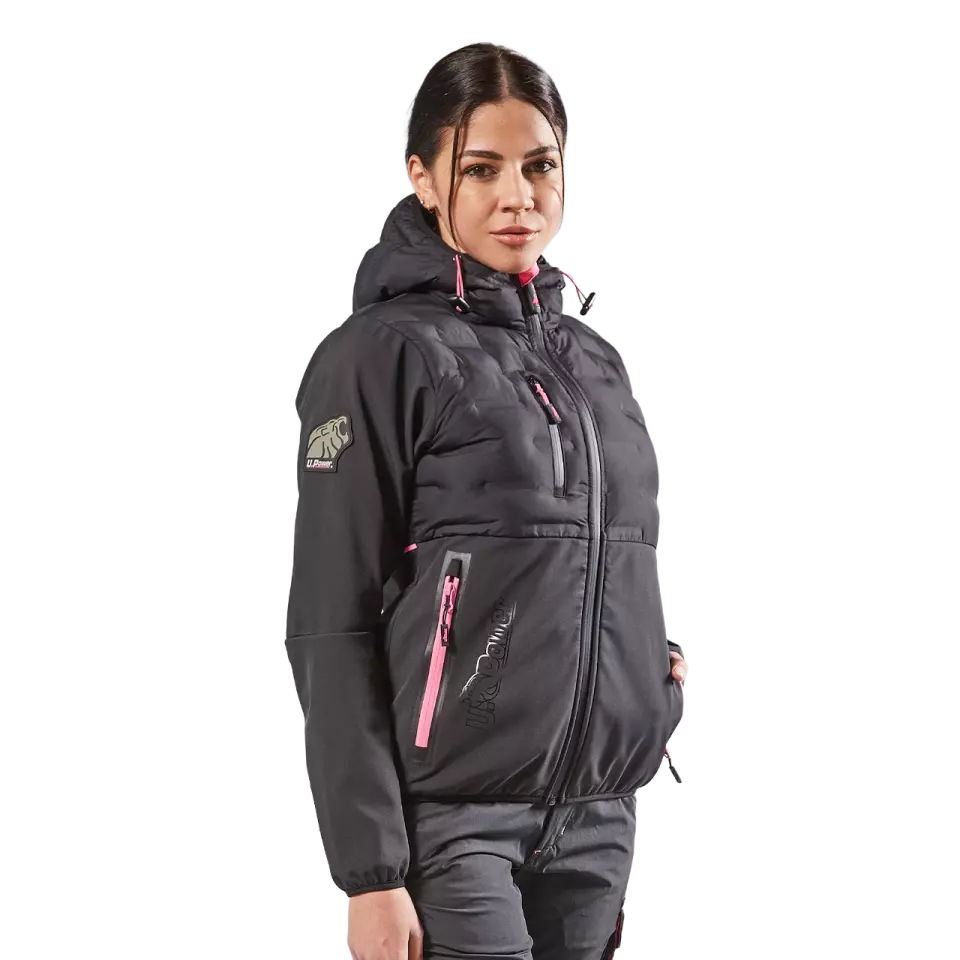 U-Power FU213GF, Spock Lady Grey Fucsia Softshell, image 4, gallery thumbnail