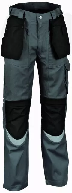 Cofra V015-0-04, Bricklayer Arbeitshose Anthrazit/Schwarz, image 1, gallery thumbnail