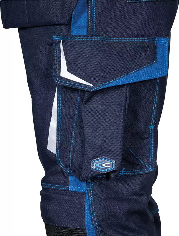 Cofra V481-0-02, Leiria Work Pants Navy/Sky Blue, image 2, gallery thumbnail