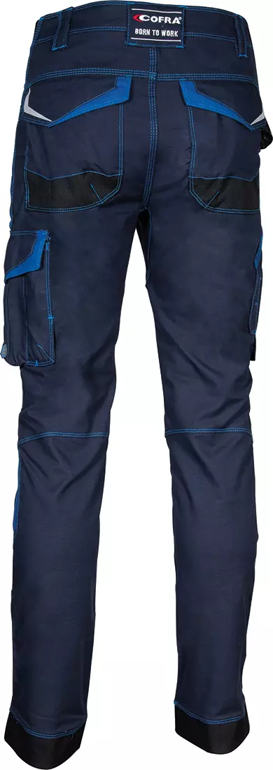 Cofra V487-0-02A, Barrerio Arbeitshose Marine/Himmelblau, image 5, gallery thumbnail