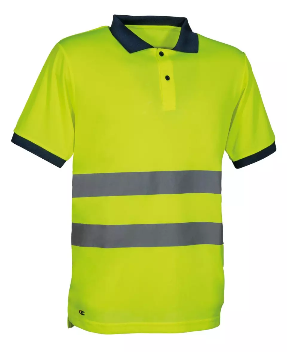 Cofra V652-0-B0, Kaduna Polo Shirt Fluorescent Yellow, image 1, gallery thumbnail