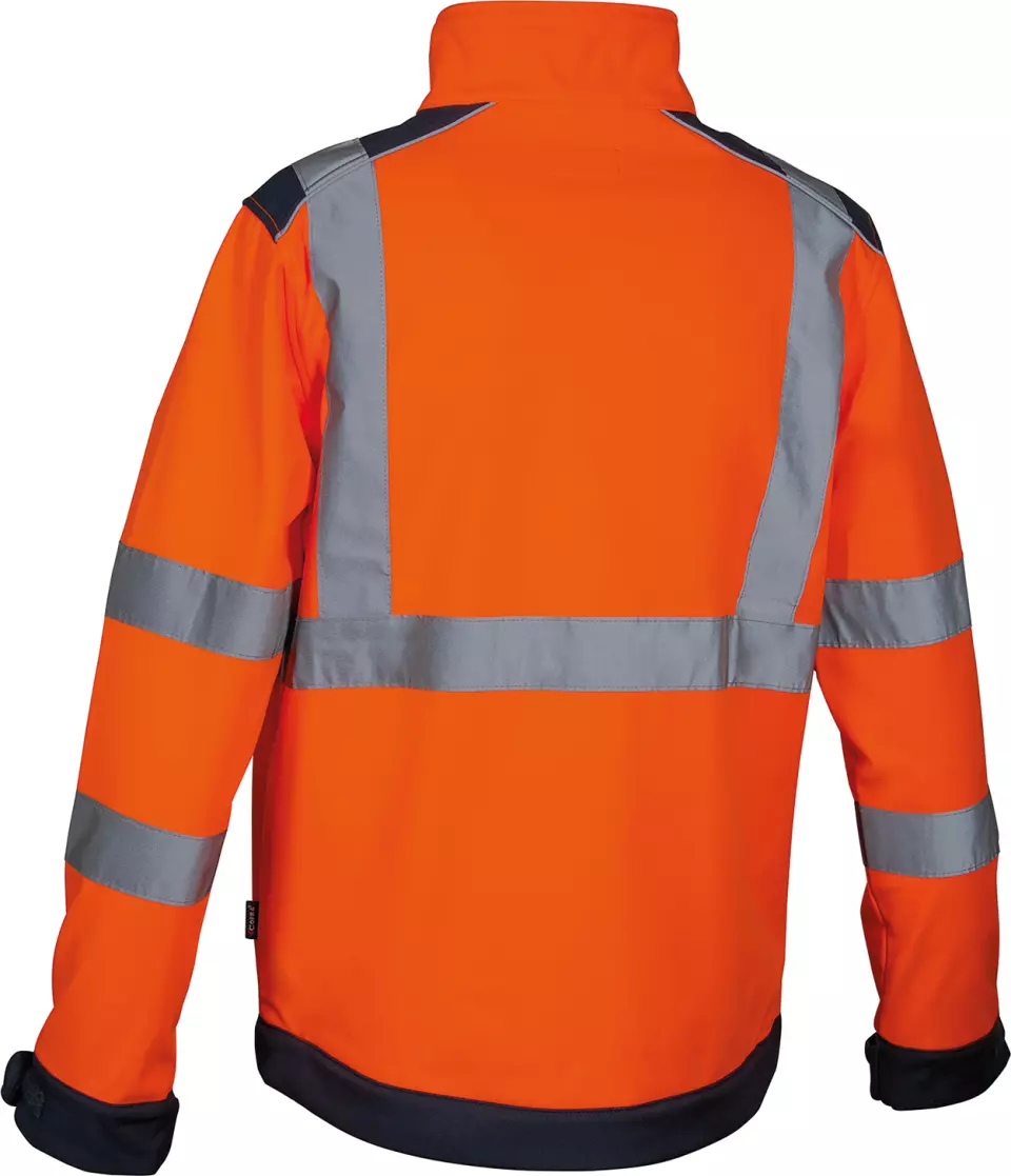 Cofra V296-0-02, Sideia Softshell Jacket Orange/Navy, image 3, gallery thumbnail