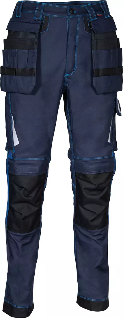 Cofra V481-0-02, Leiria Work Pants Navy/Sky Blue, image 1, gallery thumbnail