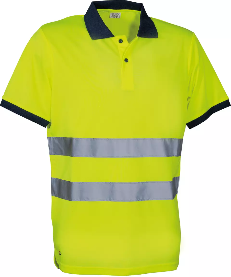 Cofra V652-0-B0, Kaduna Poloshirt fluoreszierend-gelb, image 1, gallery thumbnail