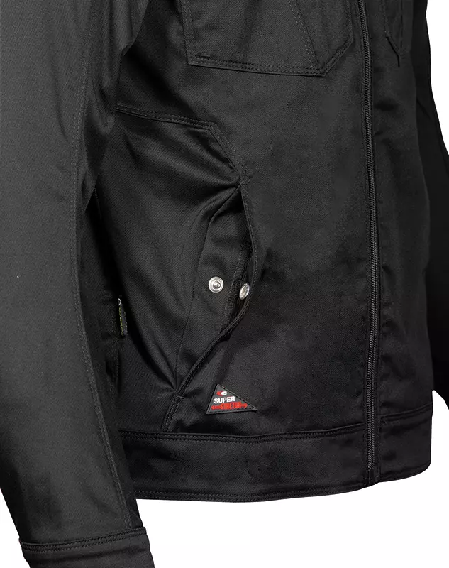 Cofra V618-0-05, Blora Jacke Schwarz/Schwarz, image 2, gallery thumbnail