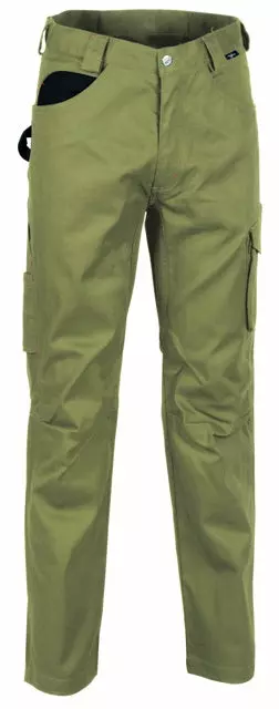 Cofra V061-0-00A, Drill Work Pants Beige/Black, image 1, gallery thumbnail