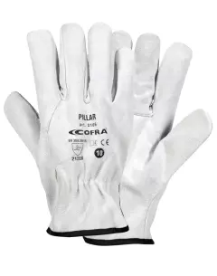 Cofra G106-DD00, Pillar Lederhandschuh Weiß