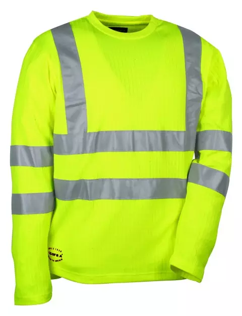 Cofra V110-2-00, New Skittle Long Sleeve Shirt Fluorescent Yellow, image 1, gallery thumbnail