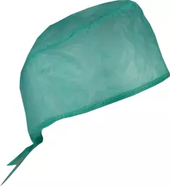 Cofra V665-0-K8, Haircloak Chirurgische Kappe Grün