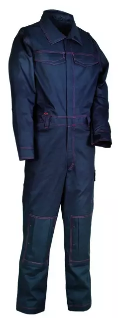 Cofra V262-0-02, Fireman Coverall Navy, image 1, gallery thumbnail