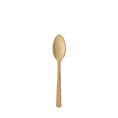 Papstar 88979, Pure Finger Food Spoon, Bamboo 9.5 cm