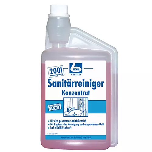 Dr. Becher 98242, Sanitärreiniger Konzentrat 1 L Dosierflasche, image 1, gallery thumbnail