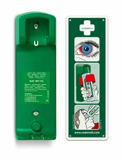 Cederroth 92218, Wall Mount Eye Wash 27 cm x 9 cm x 7 cm Including Information Sign