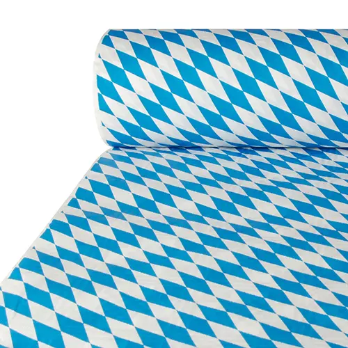 Papstar 88162, Papiertischtuch mit Damastprägung 50 m x 1 m Bayrisch Blau, image 1, gallery thumbnail
