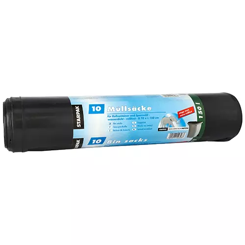 Starpak 12328, Müllsäcke, LDPE 150 L 150 cm x 70 cm extra stark und extra reißfest, image 1, gallery thumbnail