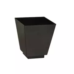 Papstar 85666, Finger Food Bowl, PS Square 50 ml 5 cm x 4.5 cm x 4.5 cm - Black