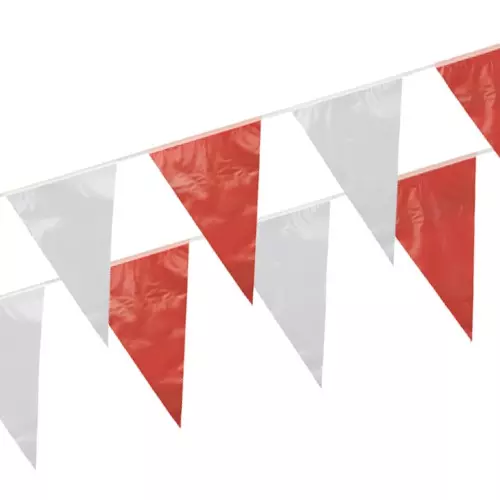 Papstar 19018, Pennant Bunting, Plastic Film 10 m Weatherproof, image 2, gallery thumbnail