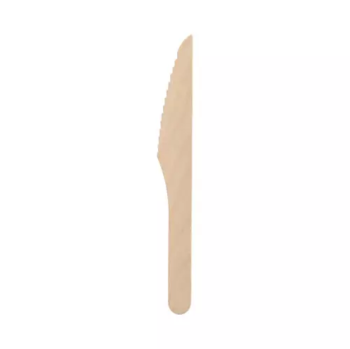 Papstar 89118, Pure Knife, Wood 16.5 cm Waxed, image 1, gallery thumbnail