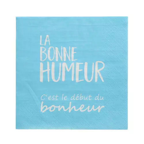 Papstar 90292, Napkins, 3-Ply Quarter-Fold 33 cm x 33 cm La Bonne Humeur, image 1, gallery thumbnail