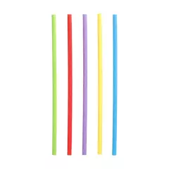 Papstar 89087, Drinking Straws, Paper Ø 6 mm - 20 cm Assorted Colors