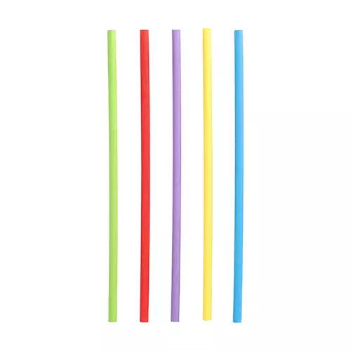 Papstar 89087, Drinking Straws, Paper Ø 6 mm - 20 cm Assorted Colors, image 1, gallery thumbnail