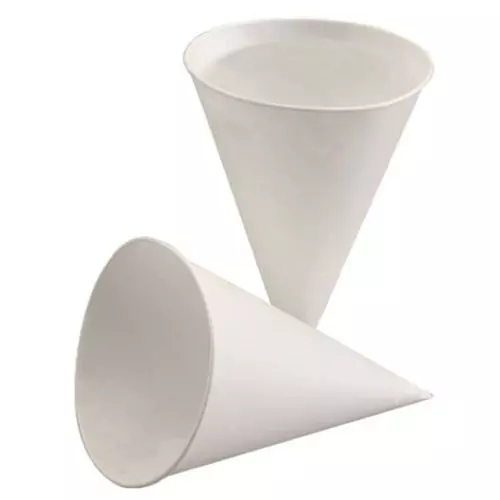 Papstar 88619, Spitzbecher, Zuckerrohrpapier 150 ml Ø 8,5 cm - 11,5 cm, image 1, gallery thumbnail