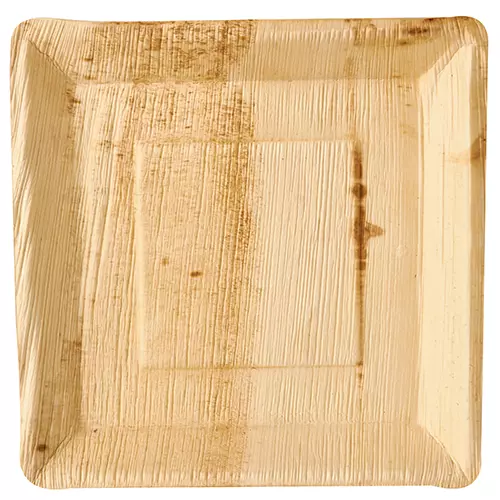 Papstar 85500, Pure Teller, Palmblatt eckig 25 cm x 25 cm x 2,5 cm, image 1, gallery thumbnail