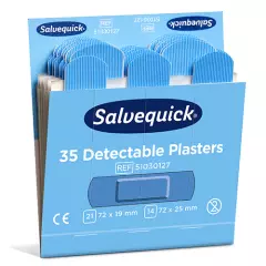 Cederroth 92216, Salvequick Set Detectable Pflaster (35 Stück), Refill