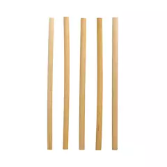 Papstar 89731, Pure Drinking straws reed Ø 7 mm - 20 cm
