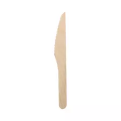 Papstar 89351, Pure Wooden Knife, 16.5 cm