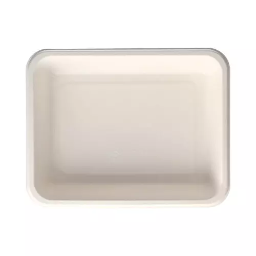 Papstar 88815, Sealable Containers, Sugarcane 1300 ml 4.5 cm x 17.5 cm x 22.5 cm, image 1, gallery thumbnail
