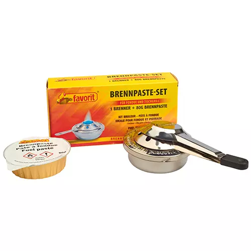 favorit 96519, Safety Fuel Paste Set, 80g Fuel Paste Including Adjustable Burner, image 1, gallery thumbnail
