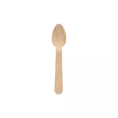 Papstar 89353, Pure Wooden Coffee Spoon, 11 cm