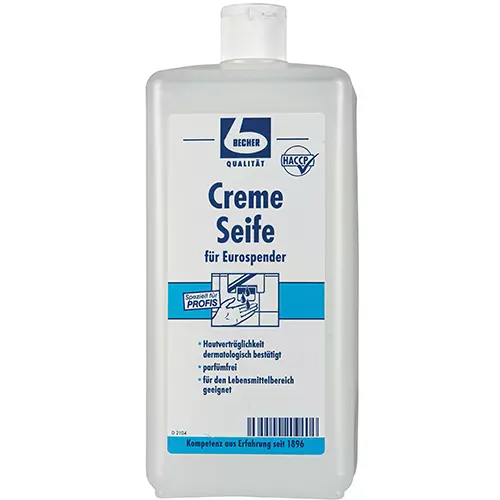 Dr. Becher 98322, Creme Seife 1 L für Eurospender, image 1, gallery thumbnail