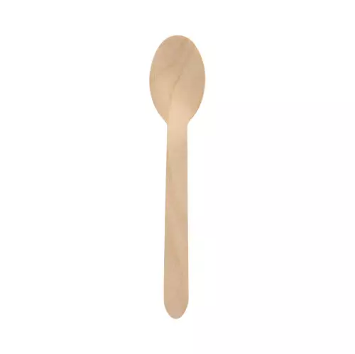 Papstar 89119, Pure Wooden Spoon 16 cm Waxed, image 1, gallery thumbnail