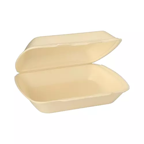 Starpak 90097, Menu Boxes with Hinged Lid, XPS Undivided 7.5 cm x 24.3 cm x 20.8 cm, image 2, gallery thumbnail