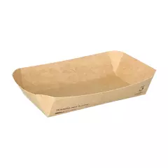 Conpax (LM) 97071, Conpax (LM) Snack Trays, Cardboard Notpla 4 cm x 8.5 cm x 16 cm
