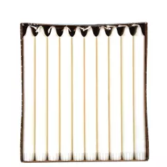 Papstar 49022, Taper Candles Ø 2.2 cm - 20 cm Made of 100% Stearin