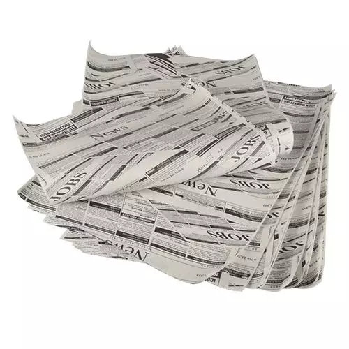Papstar 87221, Einschlagpapiere, Pergament-Ersatz 35 cm x 25 cm Newsprint fettdicht, image 1, gallery thumbnail